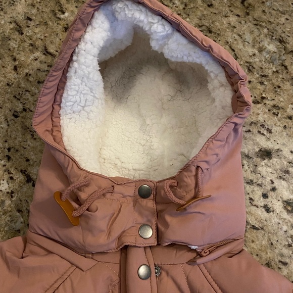 Quilted Puffer Jacket with Removable Hood. Size Small. - Picture 7 of 11
